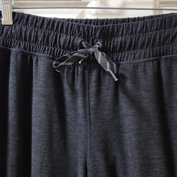Women's FLX Wander Joggers Black Heather Travel Active Knit Pants Large Kohl's - Picture 3 of 9